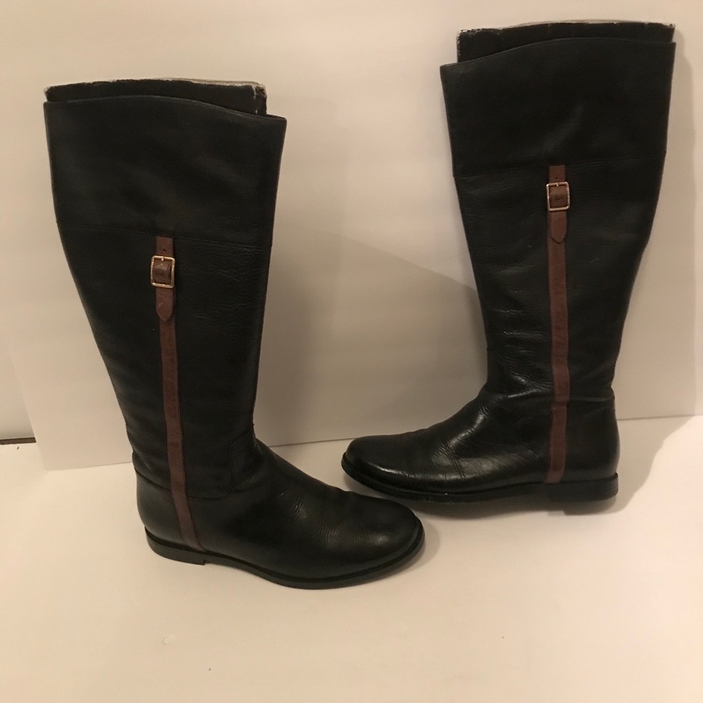 Cole Hann Leather tall Riding boot